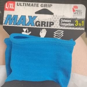 Midwest MaxGrip Blue Gloves L/Xl